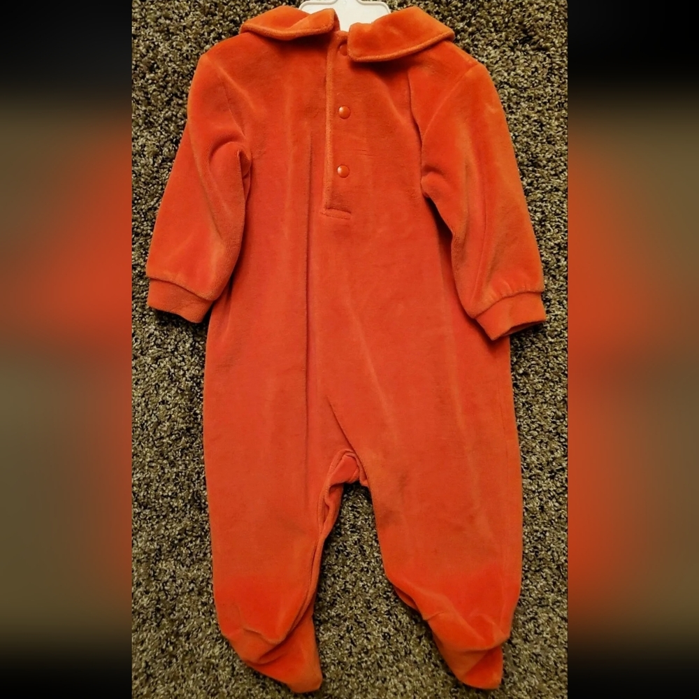 Talbots kids Vintage Fall Pumpkin one piece outfit 6 month - Picture 2 of 3